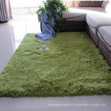 the price of polyester silk shaggy carpet tile